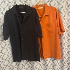 2 Tommy Bahama Shirts Large